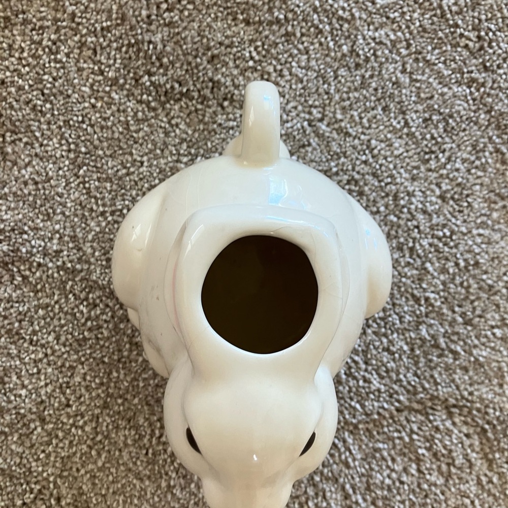 Charming White Rabbit Ceramic Pitcher - Picture 12 of 12